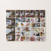 デザイン独自の40フォトコラージュ ジグソーパズル (横)