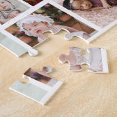 デザイン独自の40フォトコラージュ ジグソーパズル (側面)