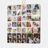 デザイン独自の40フォトコラージュ セラミックオーナメント (左)