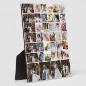 デザイン独自の40フォトコラージュ フォトプラーク (側面)