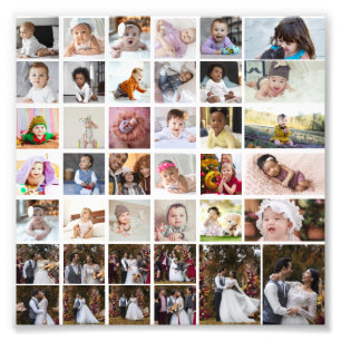 デザイン独自の40フォトコラージュ フォトプリント