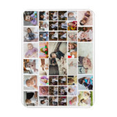 デザイン独自の40フォトコラージュ マグネット (縦)