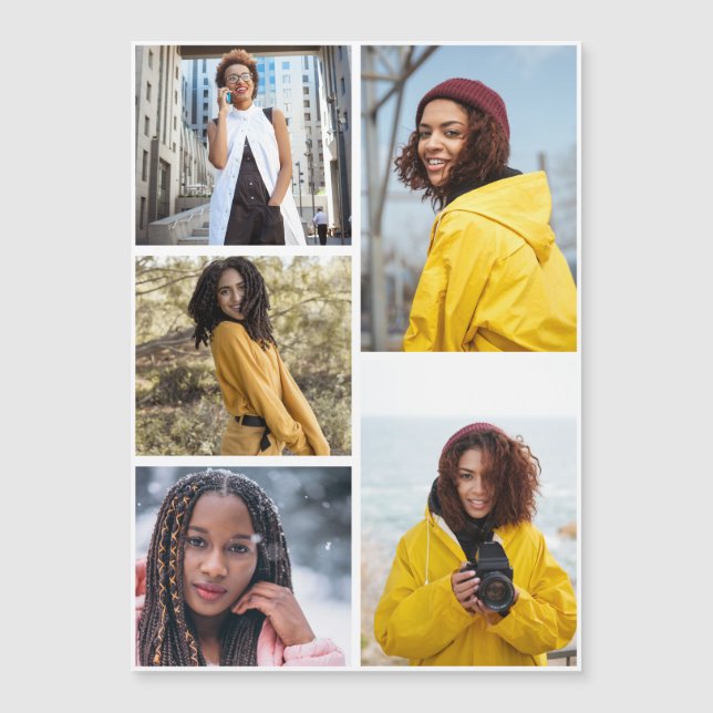 デザイン独自の5フォトコラージュ (正面)