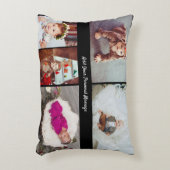 デザイン独自の5フォトコラージュ アクセントクッション (正面(垂直))