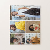 デザイン独自の5フォトコラージュ ジグソーパズル (縦)