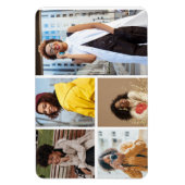 デザイン独自の5フォトコラージュ マグネット (縦)