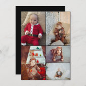 デザイン独自の5フォトコラージュ 案内状 (正面/裏面)