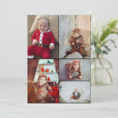 デザイン独自の5フォトコラージュ 案内状 (スタンド正面)