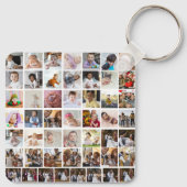 デザイン独自の50フォトコラージュ キーホルダー (裏面)