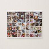 デザイン独自の50フォトコラージュ ジグソーパズル (横)