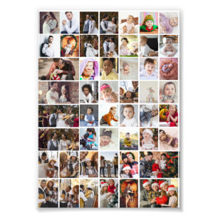 デザイン独自の50フォトコラージュ フォトプリント