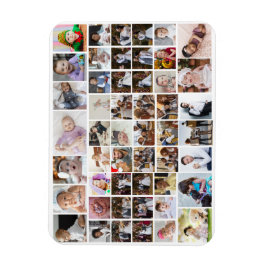 デザイン独自の50フォトコラージュ マグネット