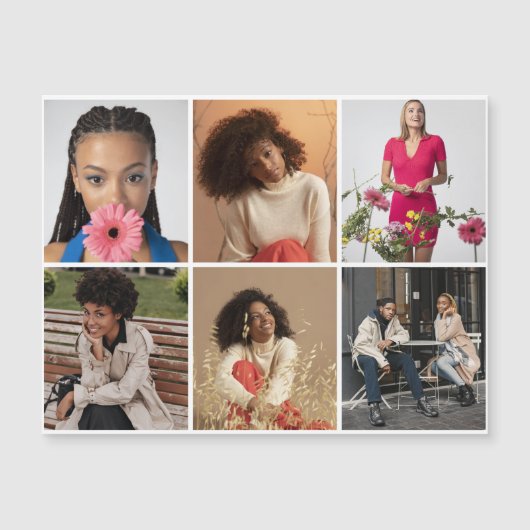 デザイン独自の6フォトコラージュ (正面)