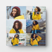 デザイン独自の6フォトコラージュ フォトプラーク (正面)