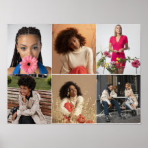 デザイン独自の6フォトコラージュ