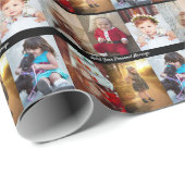 デザイン独自の6フォトコラージュ ラッピングペーパー (ロールコーナー)