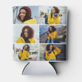 デザイン独自の6フォトコラージュ 缶クーラー (正面)