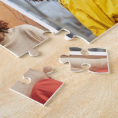 デザイン独自の7フォトコラージュ ジグソーパズル (側面)