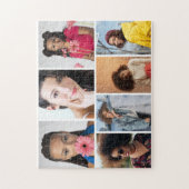 デザイン独自の7フォトコラージュ ジグソーパズル (縦)