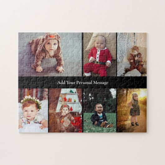 デザイン独自の7フォトコラージュ ジグソーパズル (横)