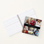 デザイン独自の7フォトコラージュ ノートブック (内部)