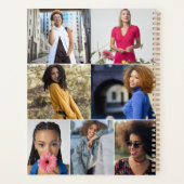 デザイン独自の7フォトコラージュ プランナー手帳 (裏面)