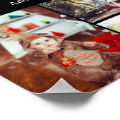 デザイン独自の7フォトコラージュ ポスター (角)