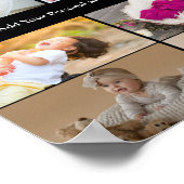 デザイン独自の7フォトコラージュ ポスター (角)