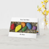 デザイン独自の7" x 5"グリーティングカード カード (黄色い花)