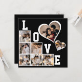 デザイン独自の8フォトコラージュ カード (正面/裏面インサイチュ)