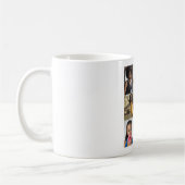 デザイン独自の8フォトコラージュ コーヒーマグカップ (左)