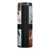 デザイン独自の8フォトコラージュ タンブラー (裏面)