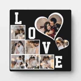 デザイン独自の8フォトコラージュ フォトプラーク