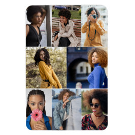 デザイン独自の8フォトコラージュ マグネット