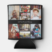 デザイン独自の8フォトコラージュ 缶クーラー (裏面)