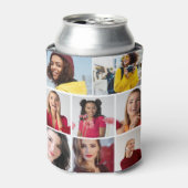 デザイン独自の8フォトコラージュ 缶クーラー (缶正面)