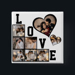 デザイン独自の8フォトコラージュ 缶バッジ<br><div class="desc">カスタマイズ写真。結婚式、誕生日、カスタムクリスマス、祝日、記念碑、卒業式、記念日など特別な機会に合わせて作ることができる。友人や親与え友、家族や親戚にも最高のも可能である。</div>