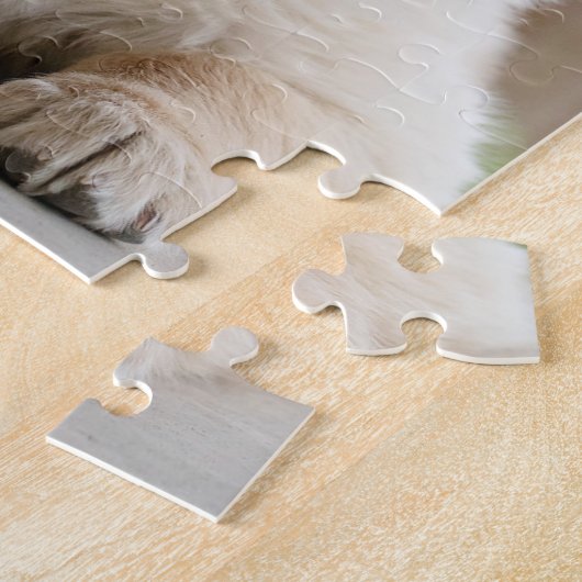 デザイン独自の8x10インチ/110ピースカスタムペット写真 ジグソーパズル (側面)