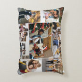 デザイン独自の9フォトコラージュ アクセントクッション (正面(垂直))