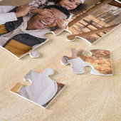 デザイン独自の9フォトコラージュ ジグソーパズル (側面)