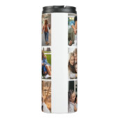 デザイン独自の9フォトコラージュ タンブラー (裏面)