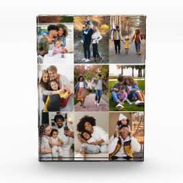 デザイン独自の9フォトコラージュ フォトブロック