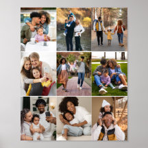 デザイン独自の9フォトコラージュ