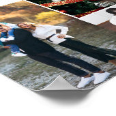 デザイン独自の9フォトコラージュ ポスター (角)