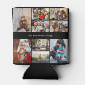 デザイン独自の9フォトコラージュ 缶クーラー (裏面)
