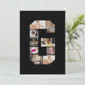 デザイン独自のGフォトコラージュ サンキューカード (スタンド正面)