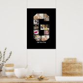 デザイン独自のGフォトコラージュ ポスター (キッチン)