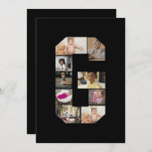 デザイン独自のGフォトコラージュ 案内状 (正面/裏面)