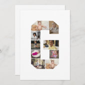 デザイン独自のGフォトコラージュ 案内状 (正面/裏面)