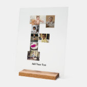 デザイン独自のPhoto Collageのレター アクリルサイン (傾斜)